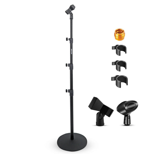 5Core Mic Stand Floor Adjustable Universal Heavy Duty Microphone