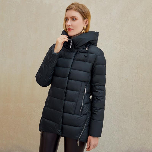 Womens hooded winter coat