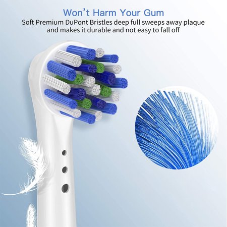 Replacement Brush Heads Fit for Oral-B Braun Electric Toothbrushes