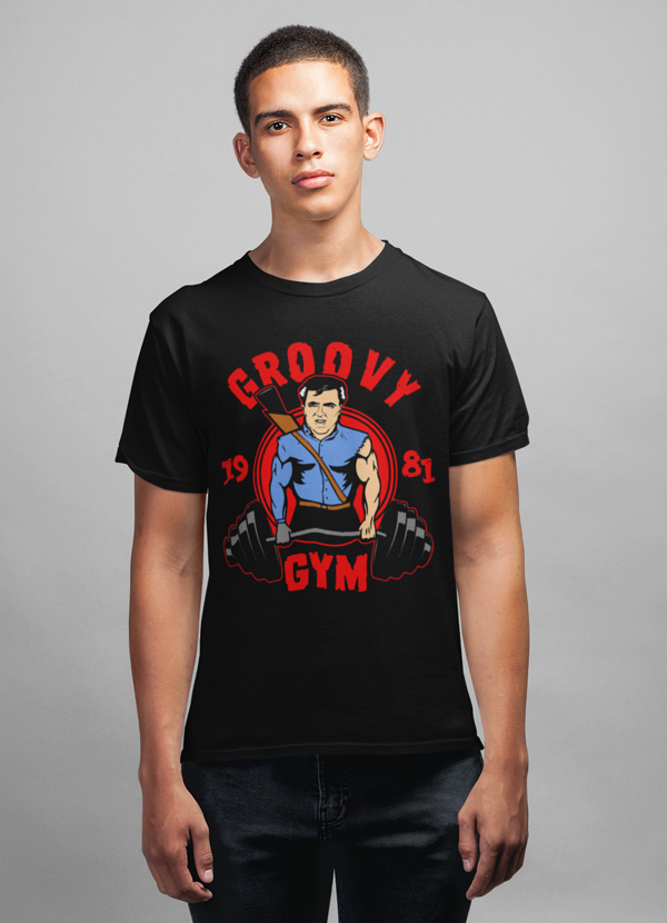 Groovy gym T-shirt