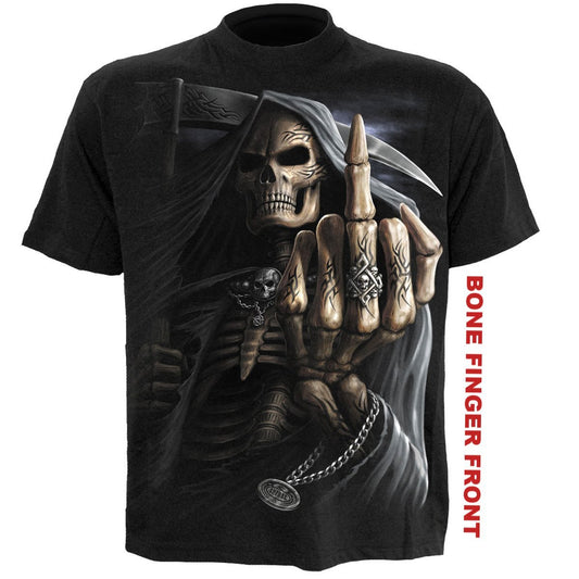 BONE FINGER - T-Shirt Black