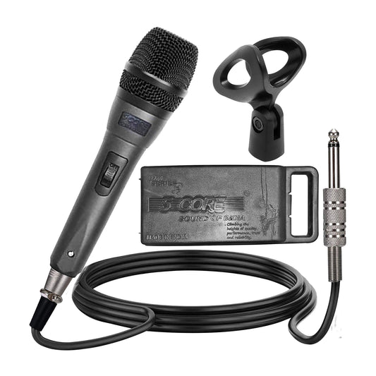 5Core XLR Microphone Dynamic Mic Karaoke Singing Studio Microfono