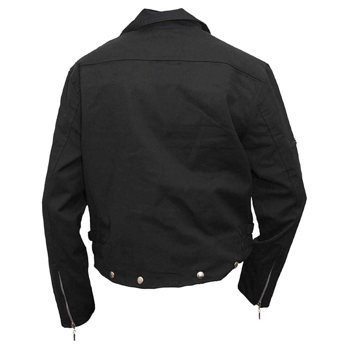 METAL STREETWEAR - Lined Biker Jacket Black