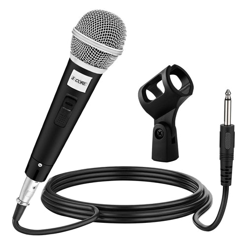 5Core XLR Microphone Dynamic Mic Karaoke Singing Studio Mics Handheld