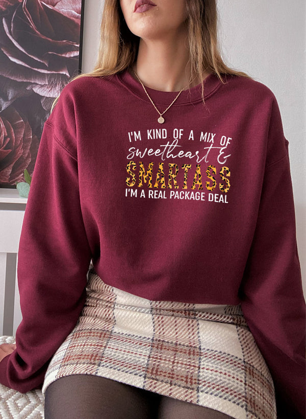 Sweetheart & Smartass Sweat Shirt