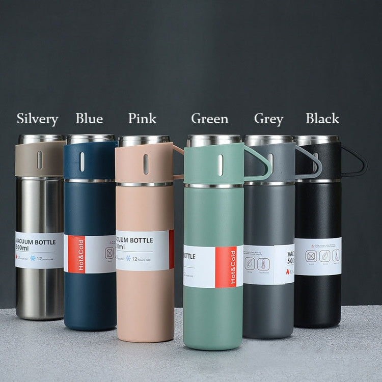 500ml Stainless Steel Thermos + Cups