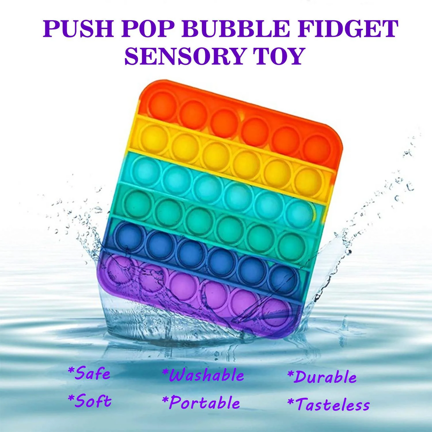 Bubble Toy 2 pieces Push Pop - Bubble Sensory Toys