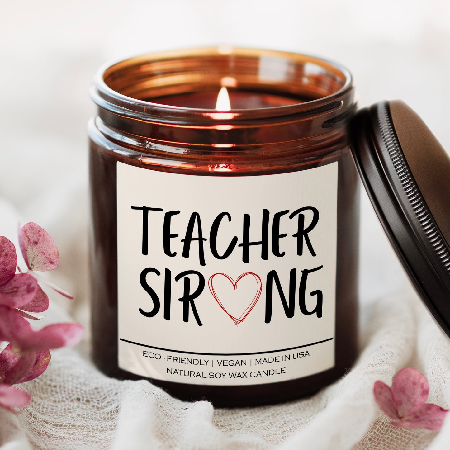 Teacher Strong Candle