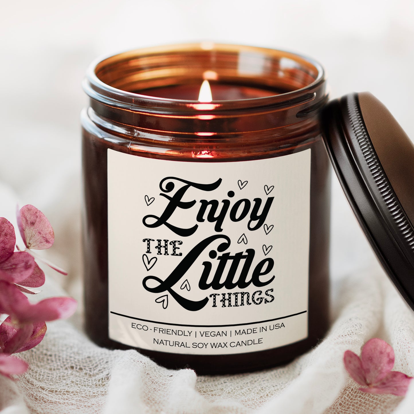 Enjoy The Little Things Candle