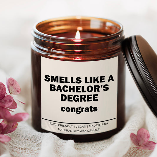 Smells Like A Bachelor's Degree Candle