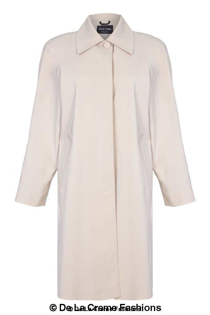 De La Creme Womens Oversized Knee Length Swing Coat