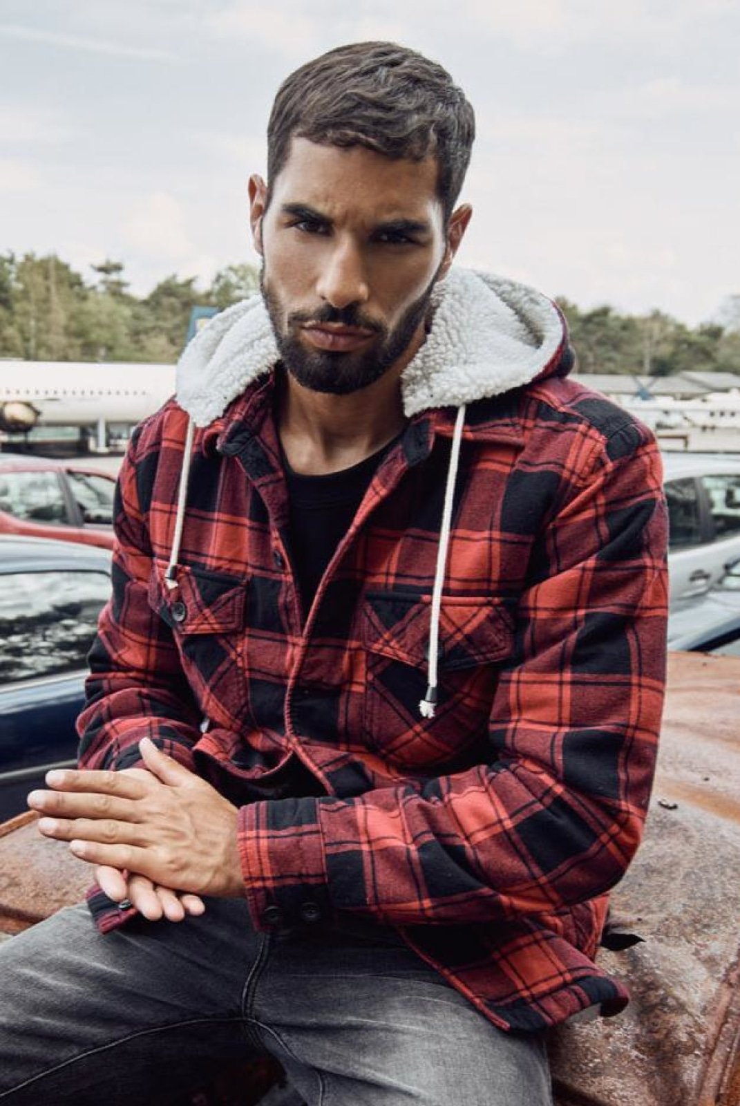 Brandit US Hooded Lumber Jacket