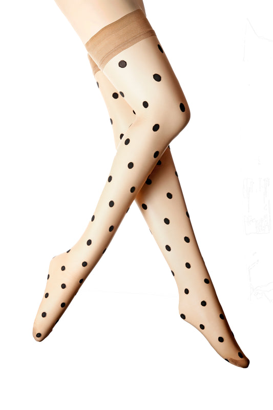 POLKA 20DEN natural hold ups