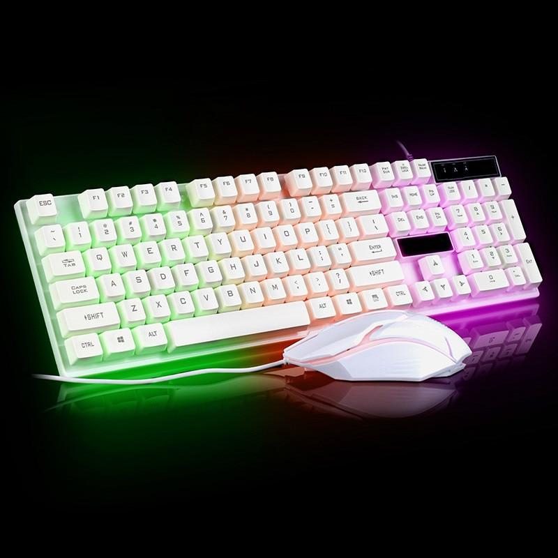 Ninja Dragons White Knight Gaming Keyboard and Mouse Set - WIRED