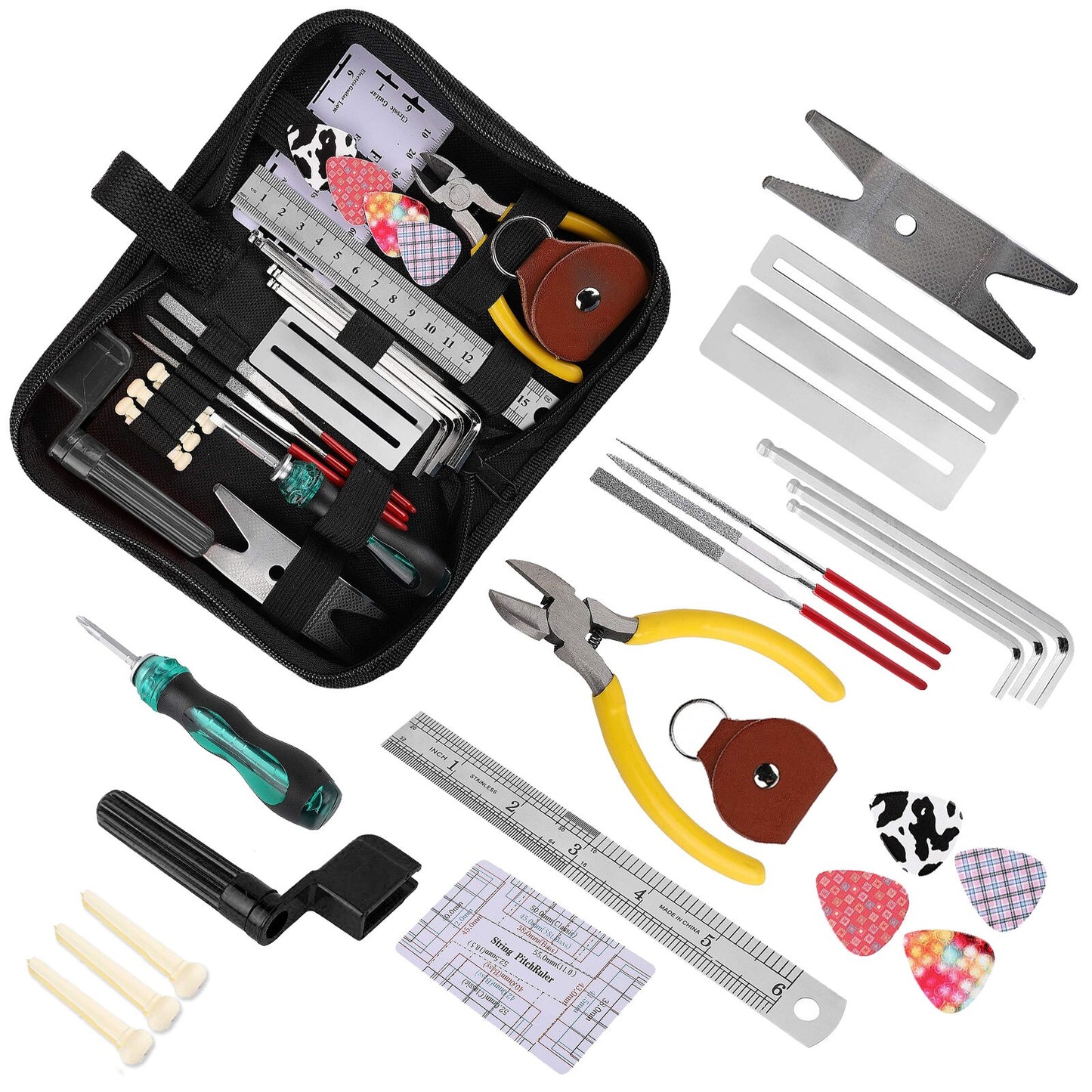 Guitar Repair Tool Kit (25 Pieces)