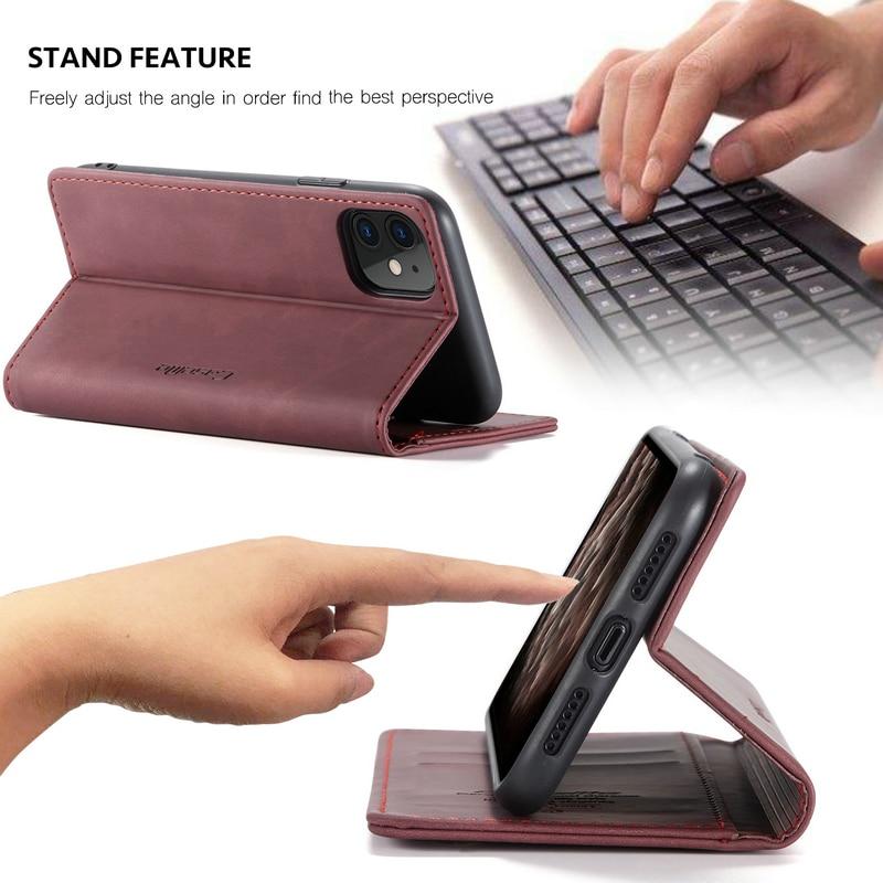 Magnetic Flip Wallet Case