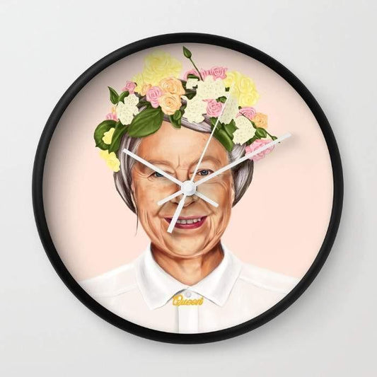 Queen Elizabeth Wall clock