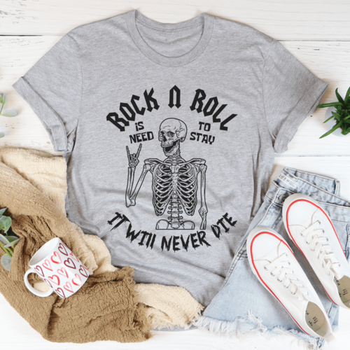 Rock N Roll Skeleton T-Shirt