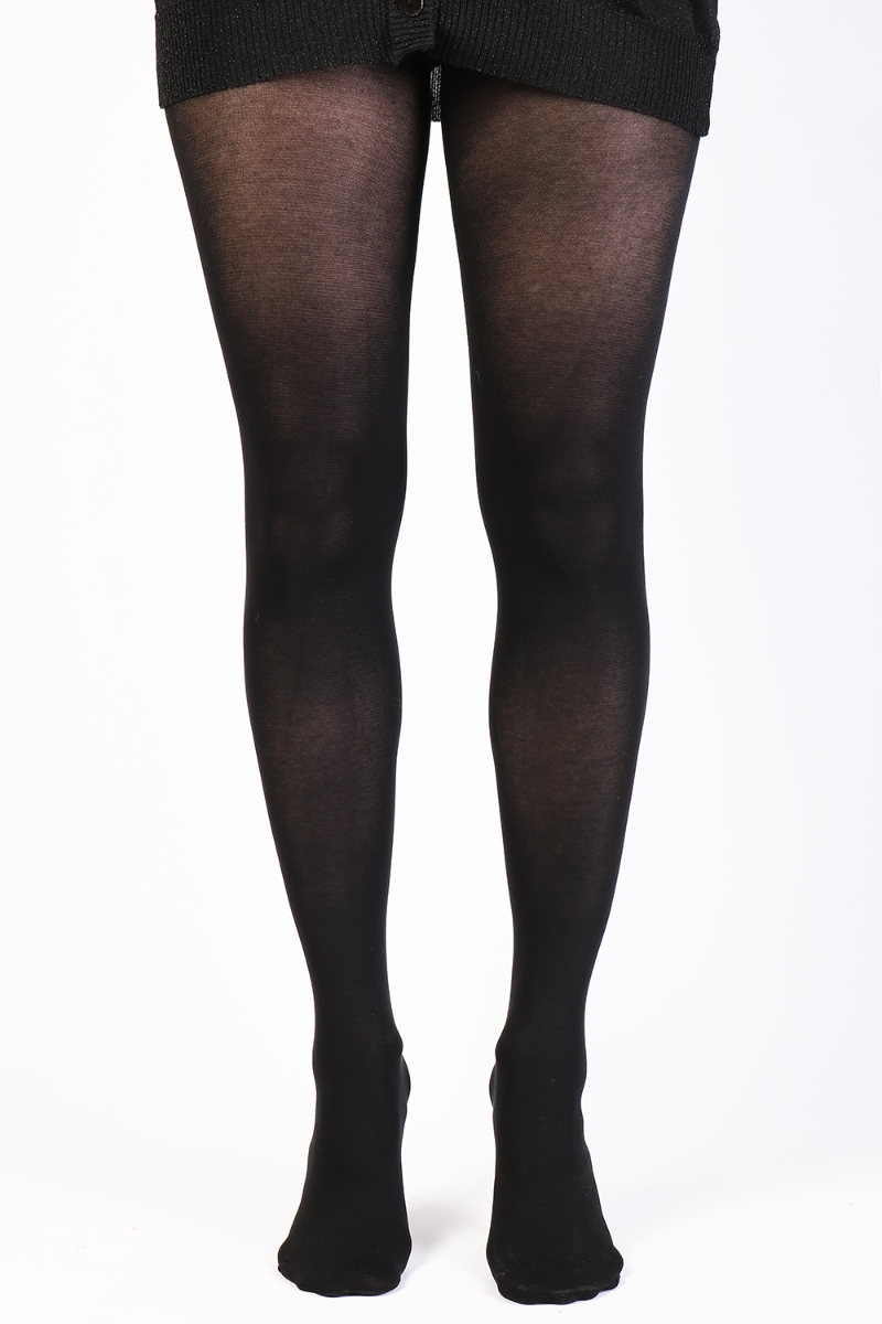 BIO organic cotton black tights