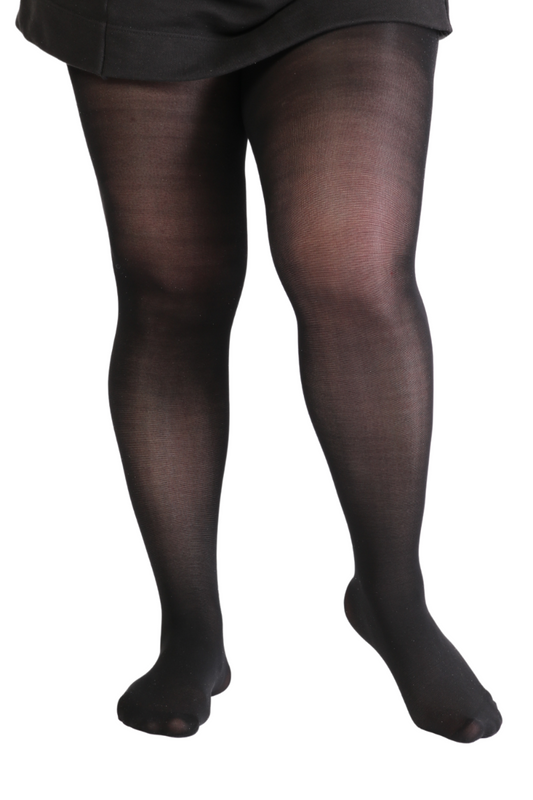 OPAQUE plus size 4-5XL black tights