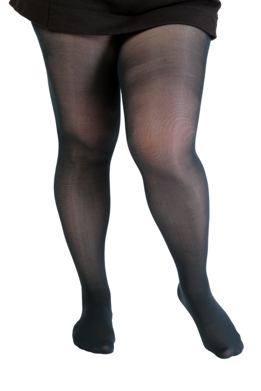 OPAQUE plus size 4-5XL green tights