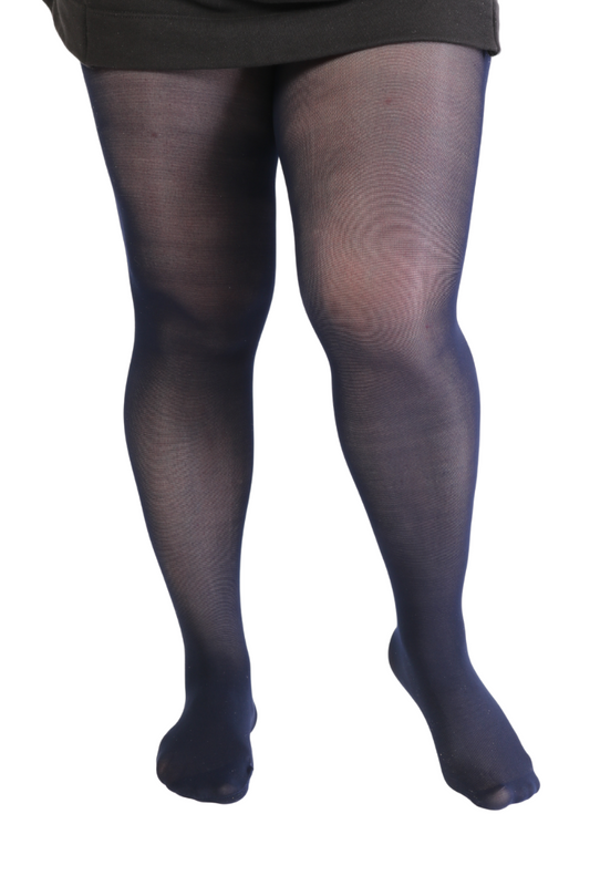 OPAQUE plus size 4-5XL blue tights