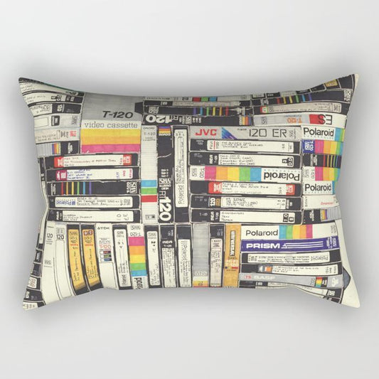 Video Cassette Rectangle Pillow Cover